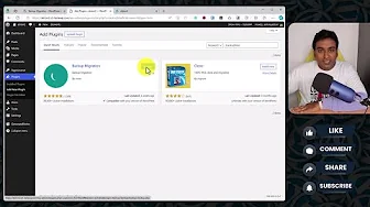 Installing Backup Bliss plugin from WordPress Plugins Add New screen