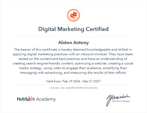 Digital Marketing - HubSpot