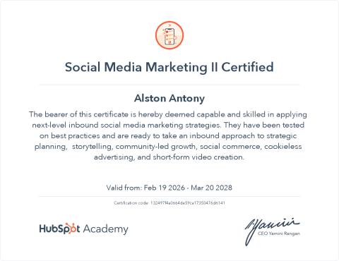 Social Media Marketing II - HubSpot